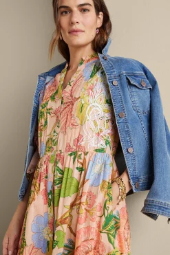 Bellicia Embroidered Midi Dress