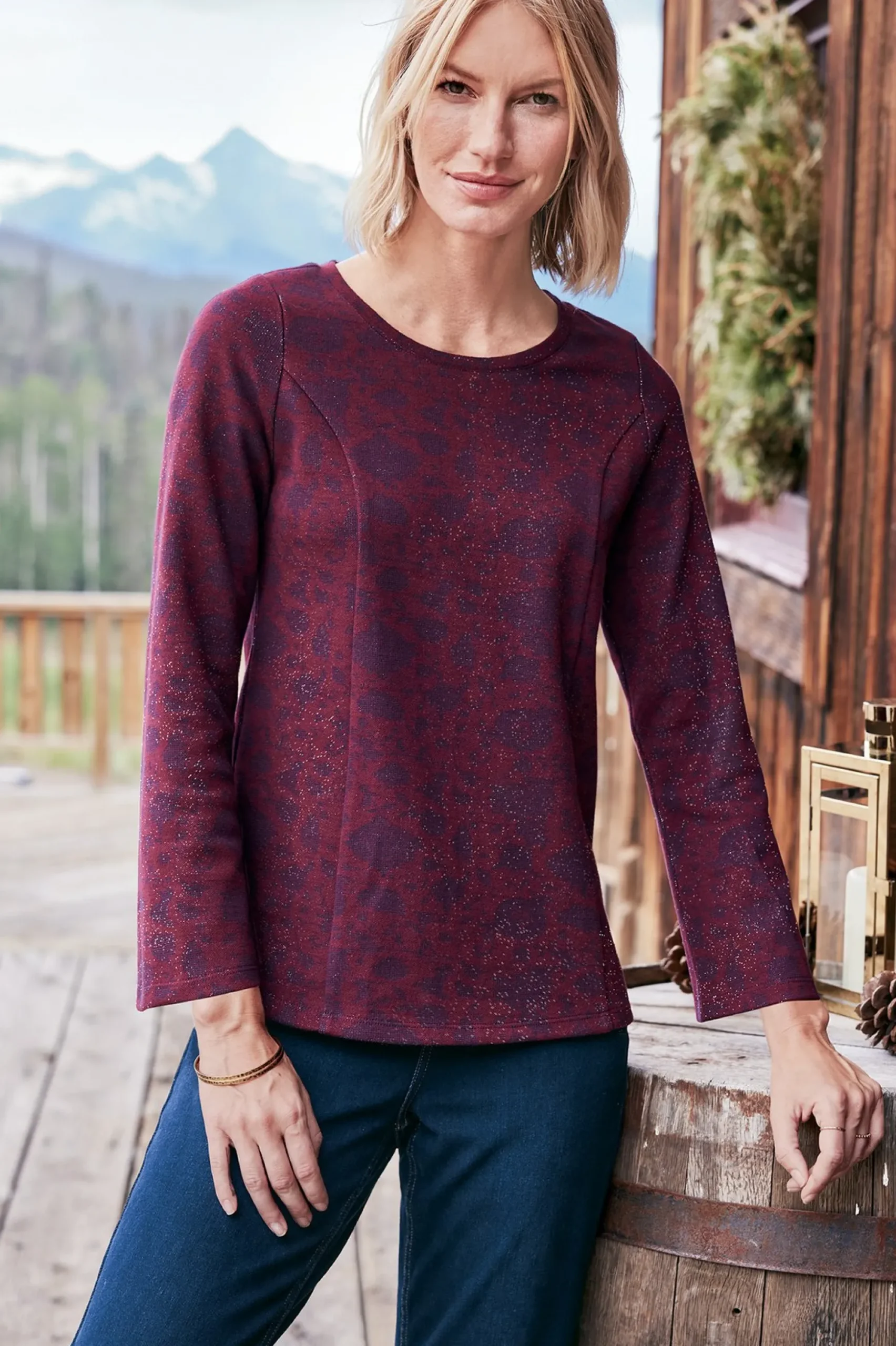 Jeri Jacquard Top