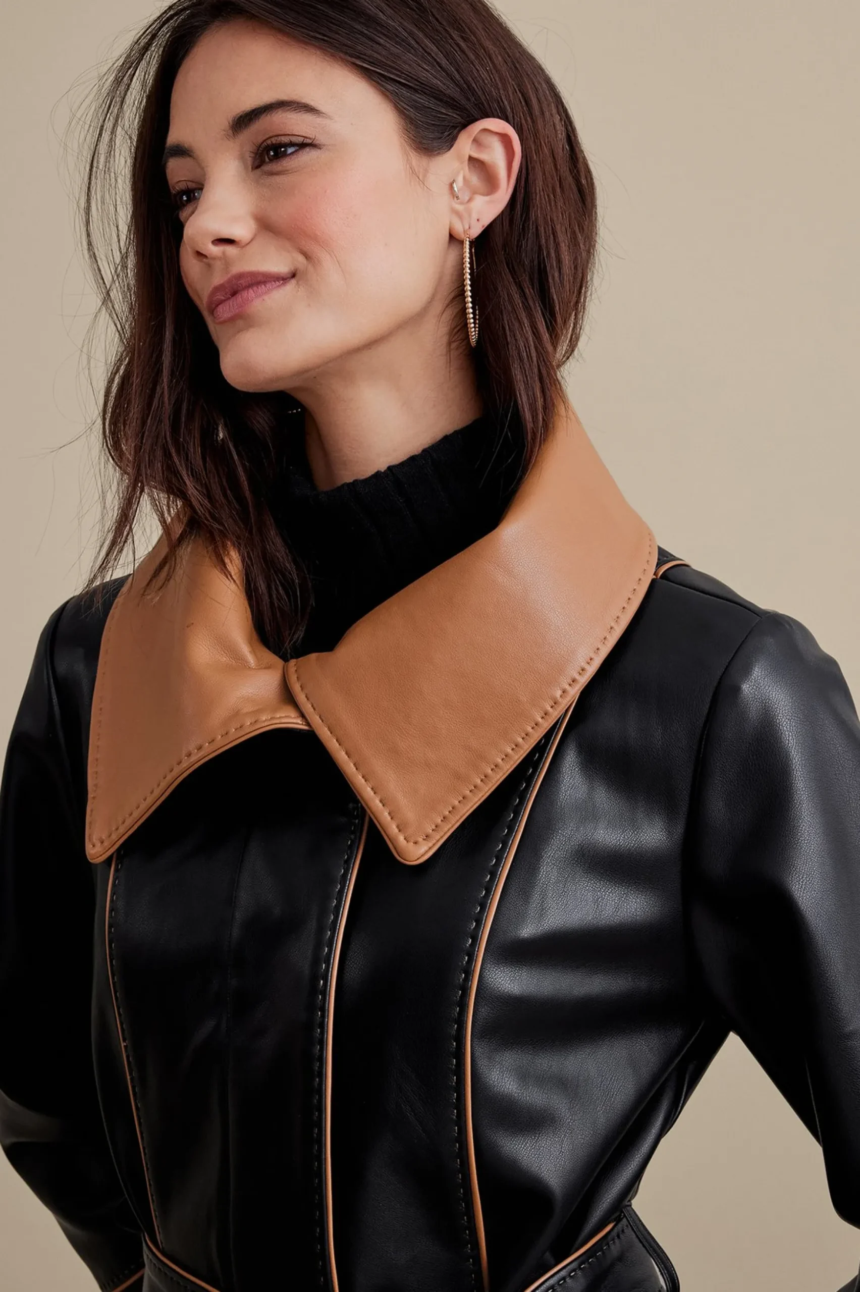 Lausanne Faux Leather Jacket