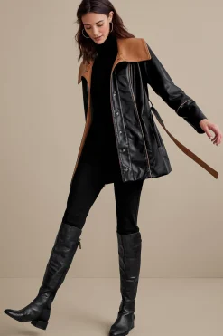 Lausanne Faux Leather Jacket