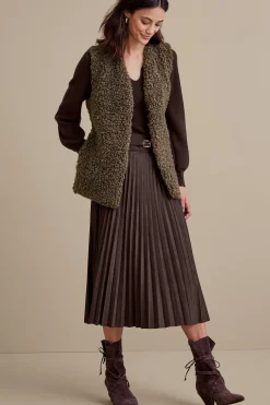 Lavina Faux Suede Skirt