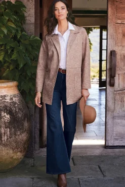 Malika Faux Suede Jacket