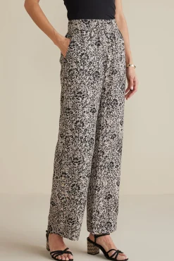 Oceo Gauze Wide-Leg Pants