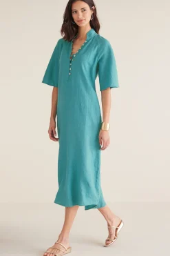 Petites Theodora Linen Dress
