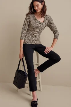 Soft Essential Ponte Slim Ankle Pants