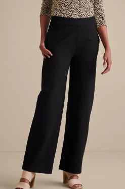Soft Essential Ponte Wide Leg Pants