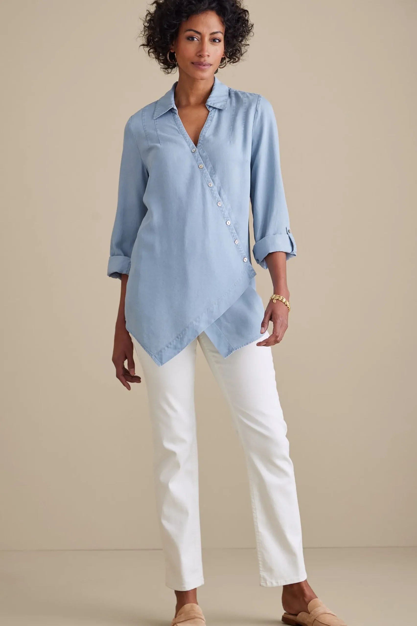 Washed TENCEL Tunic